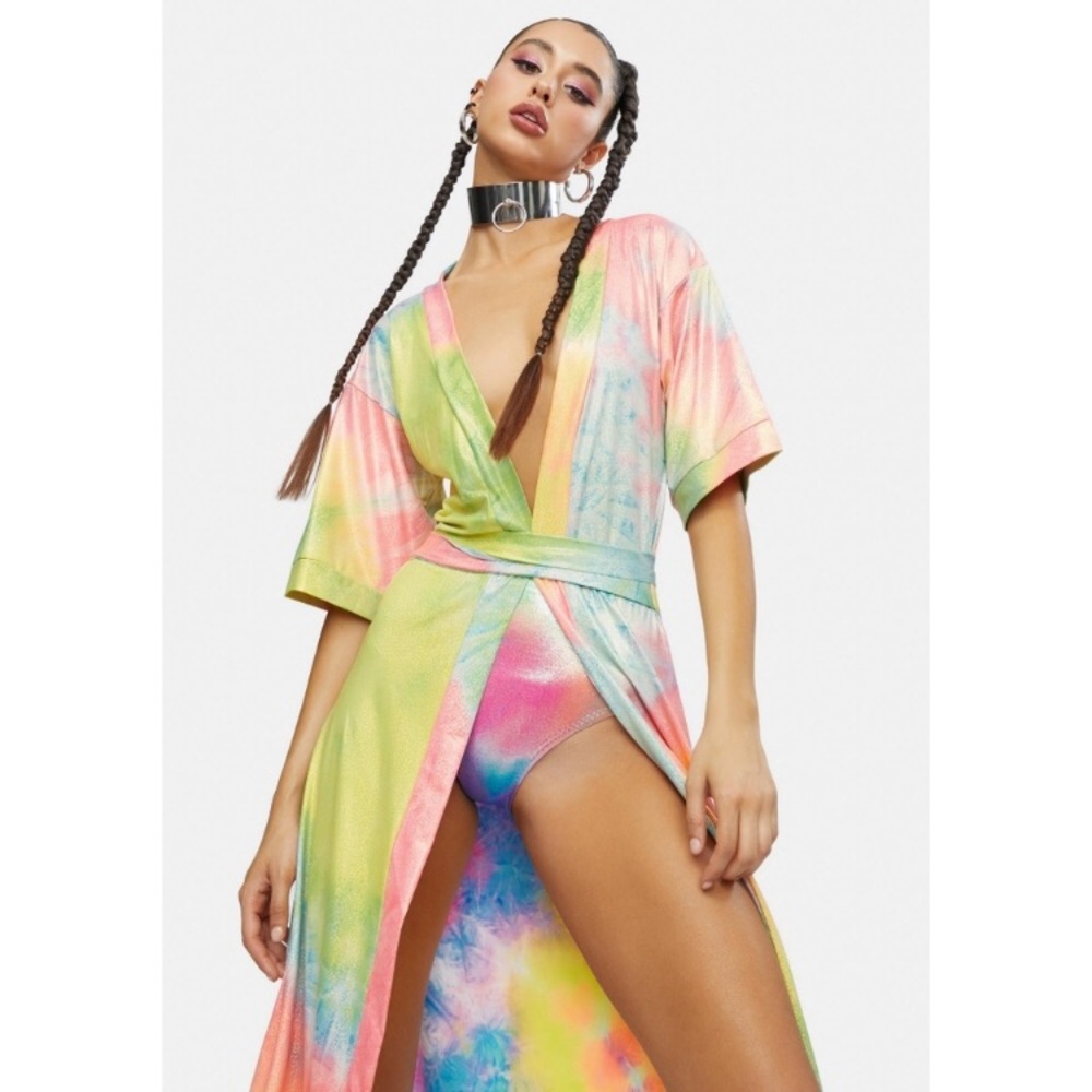NWT Dolls Kill ‘Wings of Paradise Ombre Kimono’